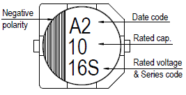 貼片鋁電解電容器本體標記marking