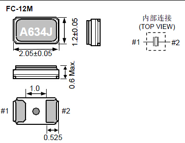 FC-12M外部尺寸示意圖